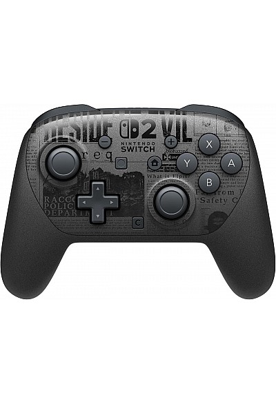 Manette Pro Controller Sans Fil Pour Switch 2 Officielle Nintendo - Edition Resident Evil Requiem